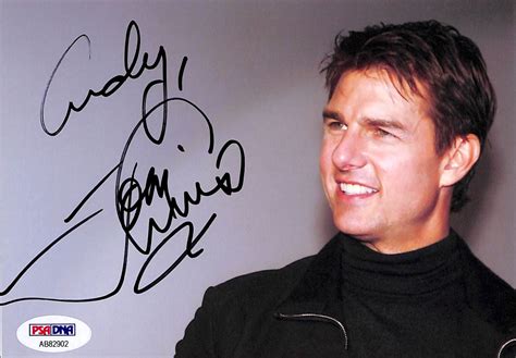 tom cruise autograph